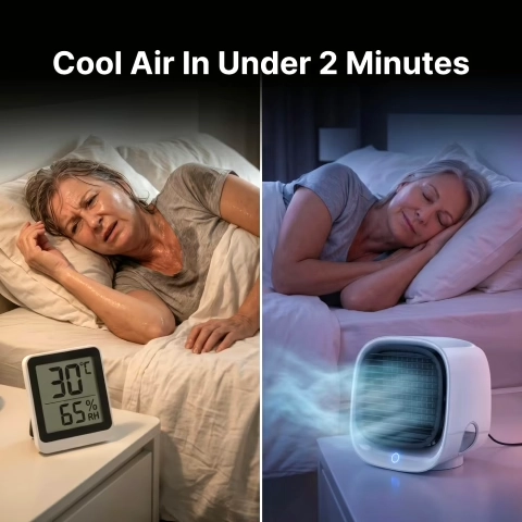 AiraBreeze air cooler – compact design, portable and quiet for home and office UK